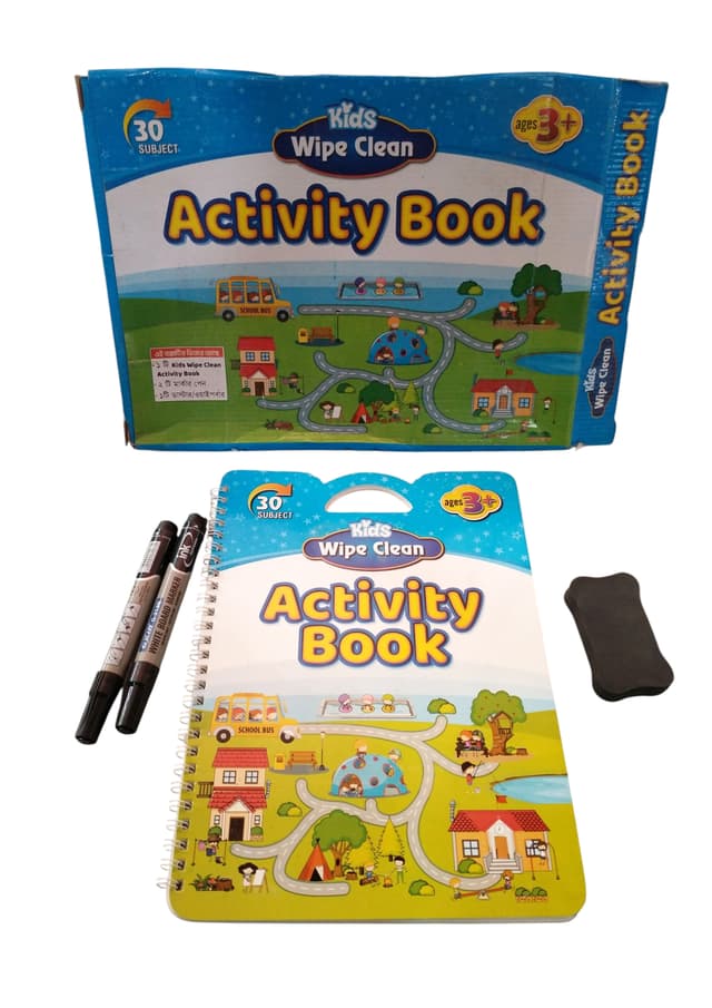 Kids Wipe Clean Activity Book - Box (পেপারব্যাক) | Kids Wipe Clean Activity Book - Box (Paperback)