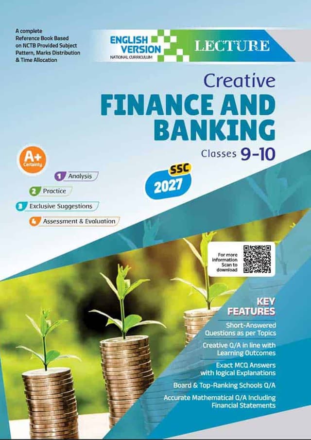 Lecture Finance And Banking Classes 9-10 : SSC 2027 (English Version) (পেপারব্যাক) | Lecture Finance And Banking Classes 9-10 : SSC 2027 (English Version) (Paperback)