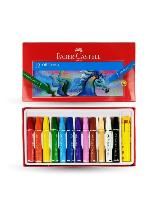 Faber-Castell Oil Pastels 12 Colour (523212) | 