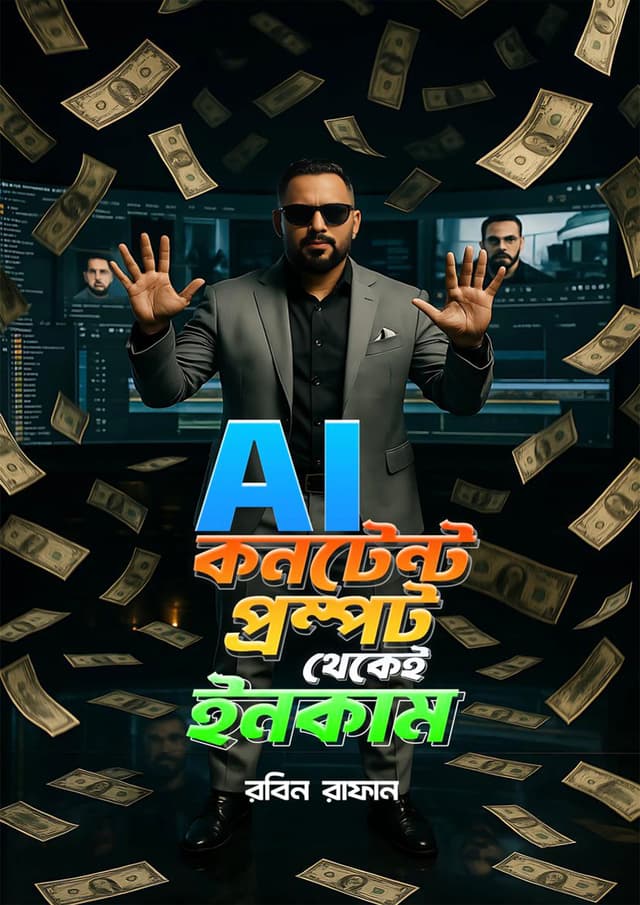 AI কনটেন্ট প্রম্পট থেকেই ইনকাম (হার্ডকভার) | Ai Content Prompt Theke Income (Hardcover)