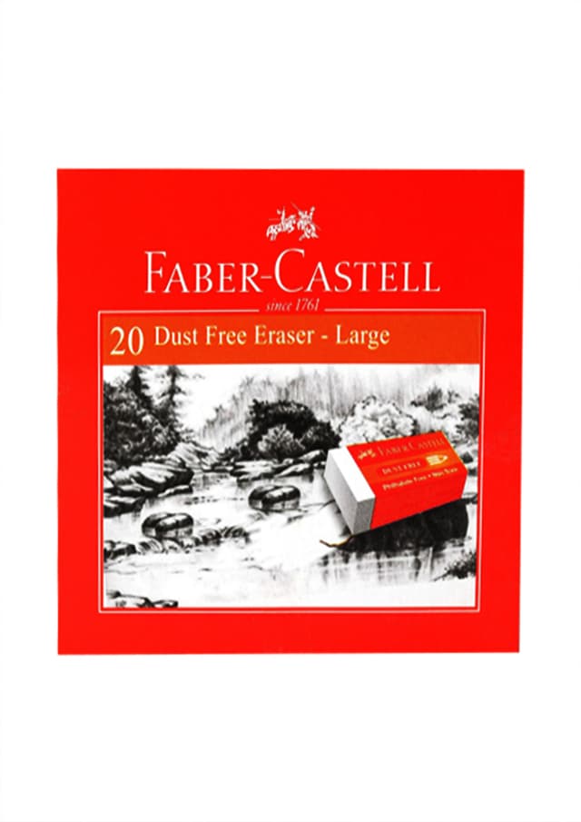 Faber-Castell Dust Free Eraser -  Large (187050) Per Each | 