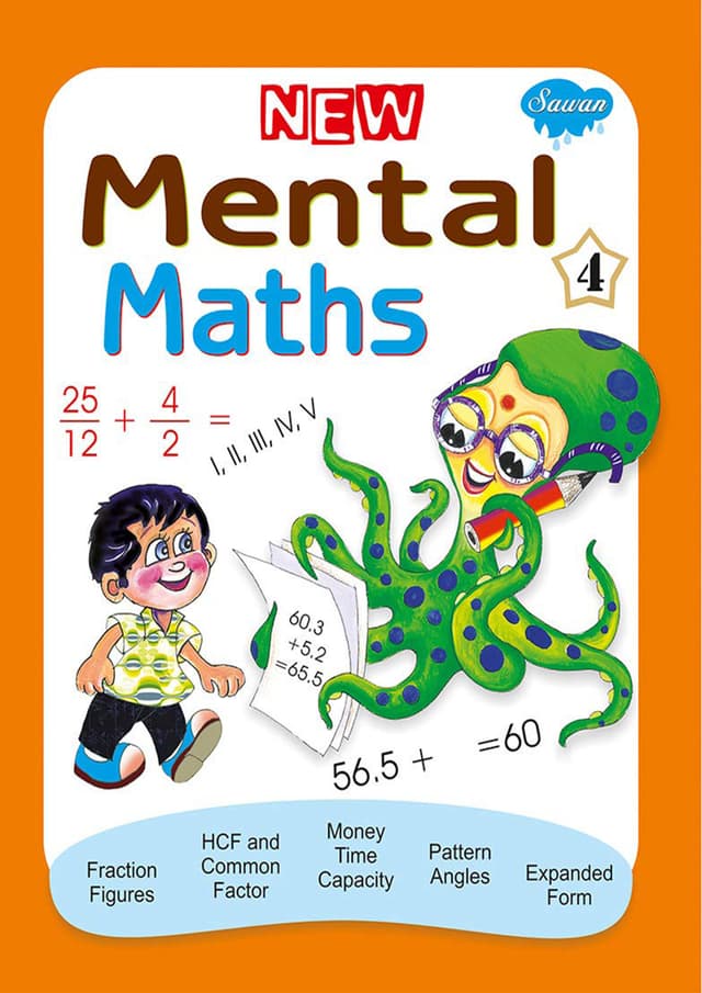 New Mental Maths-4 (পেপারব্যাক) | New Mental Maths-4 (Paperback)