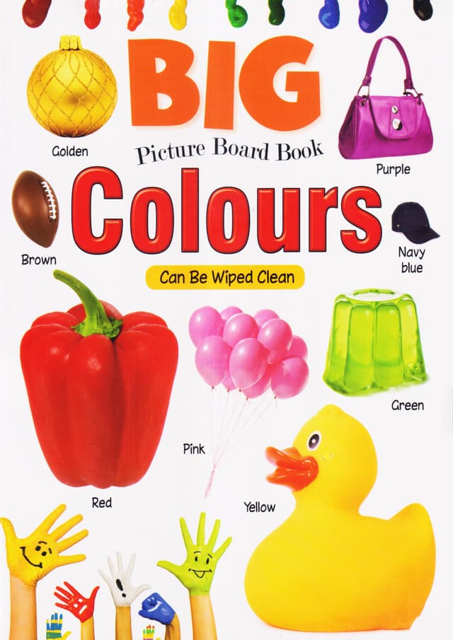 BIG PICTURE BOARD BOOK : COLOURS (পেপারব্যাক) | BIG PICTURE BOARD BOOK : COLOURS (Paperback)