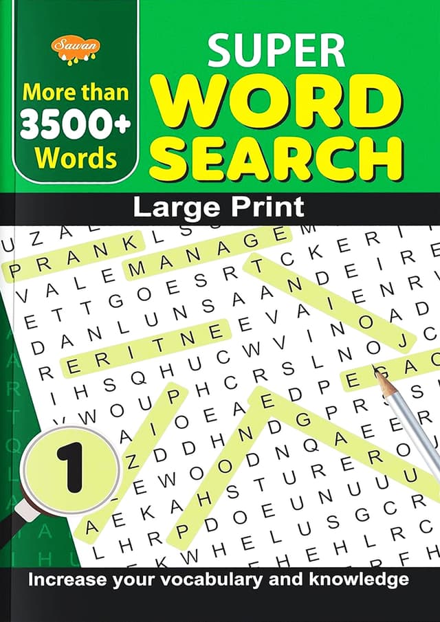 Super Word Search 1 (পেপারব্যাক) | Super Word Search 1 (Paperback)