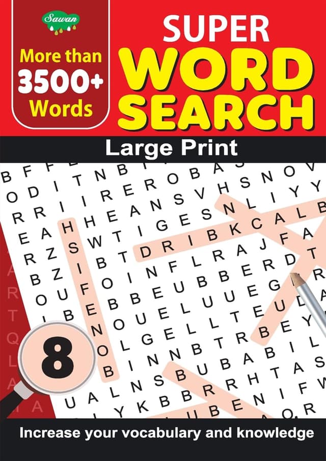 Super Word Search 8 (পেপারব্যাক) | Super Word Search 8 (Paperback)