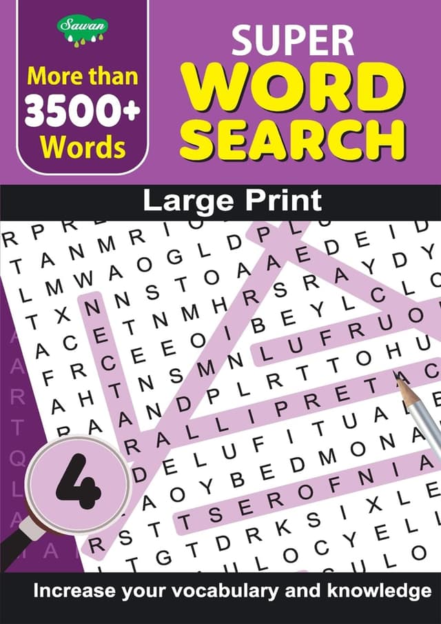 Super Word Search 4 (পেপারব্যাক) | Super Word Search 4 (Paperback)