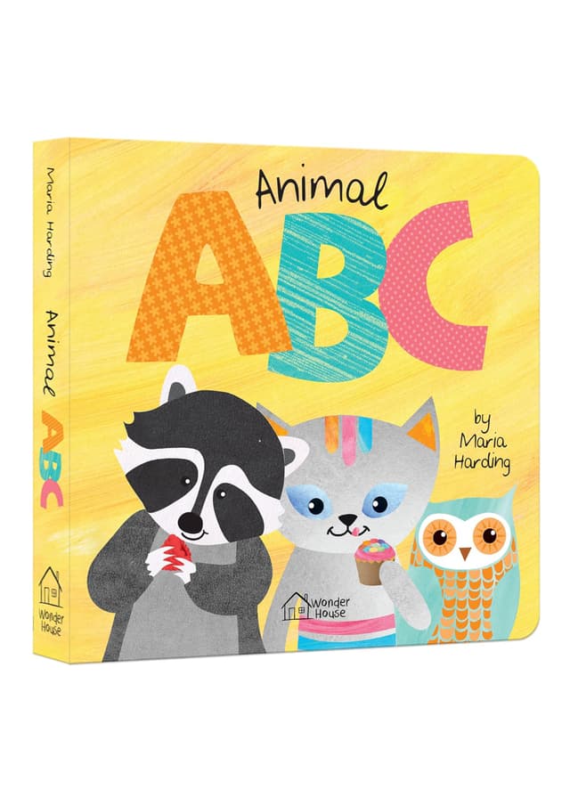 Animal ABC: Playful animals teach A to Z (Padded Board Book) (পেপারব্যাক) | Animal ABC: Playful animals teach A to Z (Padded Board Book) (Paperback)