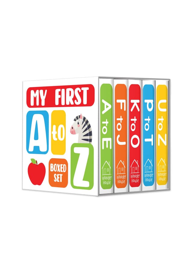 MY FIRST A TO Z BOXED SET OF 5 BOOKS (MINI BOARD BOOKS) (হার্ডকভার) | MY FIRST A TO Z BOXED SET OF 5 BOOKS (MINI BOARD BOOKS) (undefined)