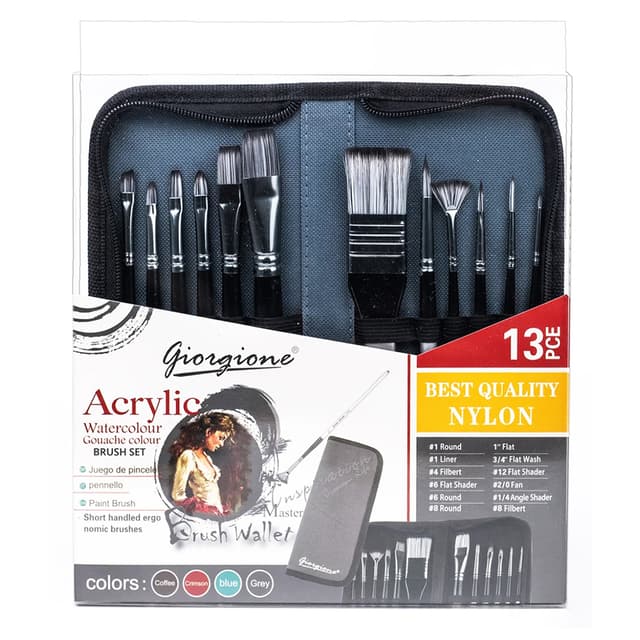 Giorgione Acrylic Watercolour Brush Set - F120 | 