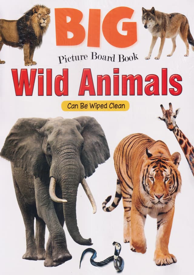 BIG PICTURE BOARD BOOK : Wild Animals (হার্ডকভার) | BIG PICTURE BOARD BOOK : Wild Animals (undefined)