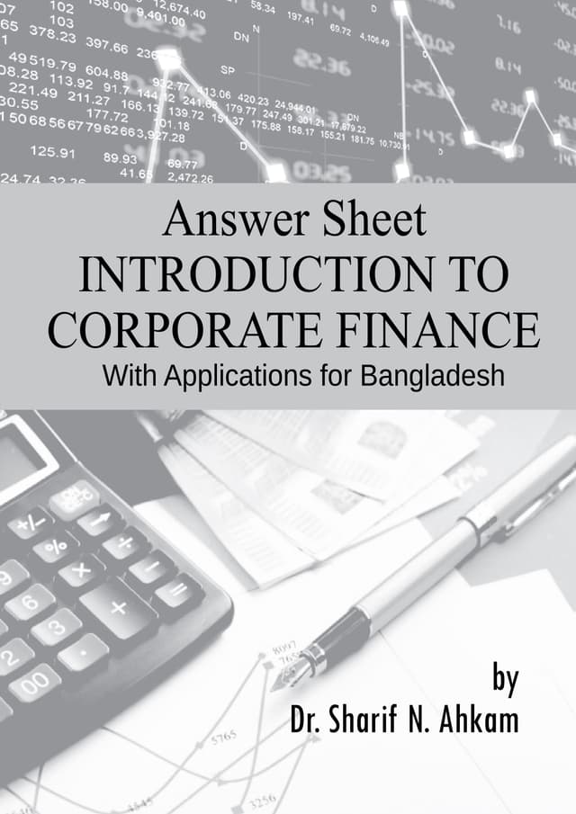Introduction To Corporate Finance Answer Sheet (পেপারব্যাক) | Introduction To Corporate Finance Answer Sheet (undefined)
