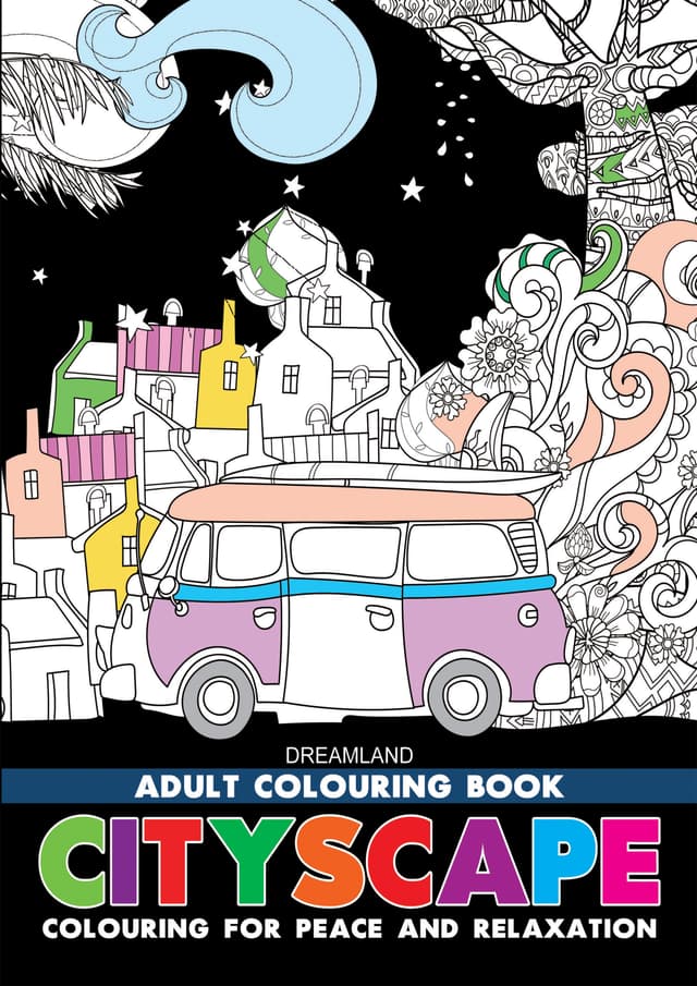 Cityscape Adult Colouring Book (পেপারব্যাক) | Cityscape Adult Colouring Book (undefined)