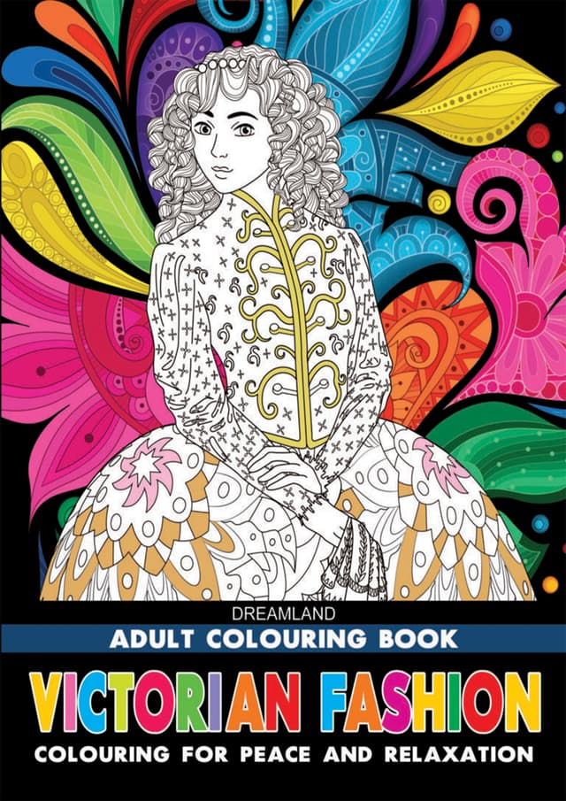 Victorian Fashion Adult Colouring Book (পেপারব্যাক) | Victorian Fashion Adult Colouring Book (undefined)