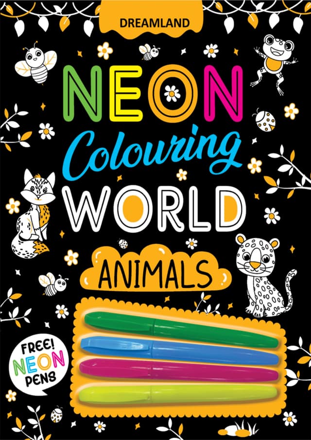 Neon Colouring World Animals (পেপারব্যাক) | Neon Colouring World Animals (undefined)