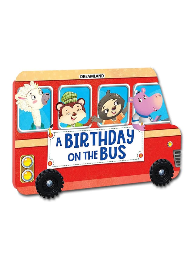 A Birthday on the Bus – Wheel Board Book (হার্ডকভার) | A Birthday on the Bus – Wheel Board Book (undefined)