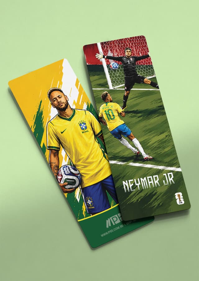 NEYMAR (Star Player) - World Cup 2026 Premium Bookmark (9 of 16) | NEYMAR (Star Player) - World Cup 2026 Premium Bookmark (9 of 16) (undefined)