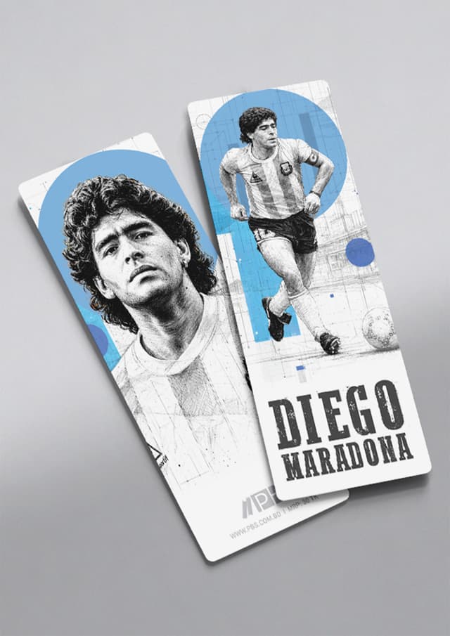 MARADONA (Legend) - World Cup 2026 Premium Bookmark (3 of 16) | MARADONA (Legend) - World Cup 2026 Premium Bookmark (3 of 16) (undefined)