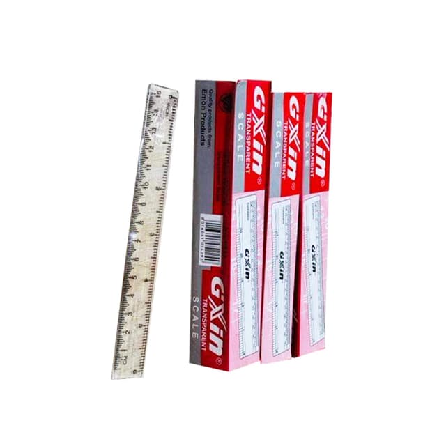 Gxin Transparent (No. 0811) Scale 15cm 6 Inch Per Each | 