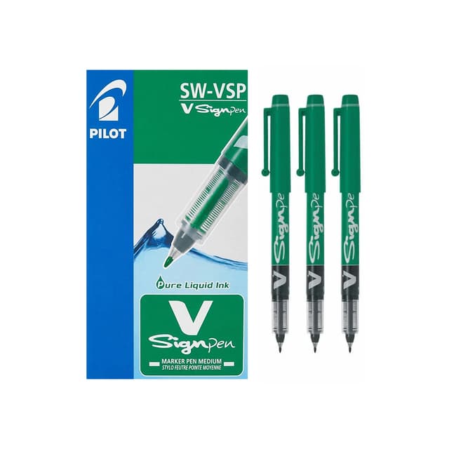 Pilot V Signpen (SW-VSP-G) Green Vert Per Each | 
