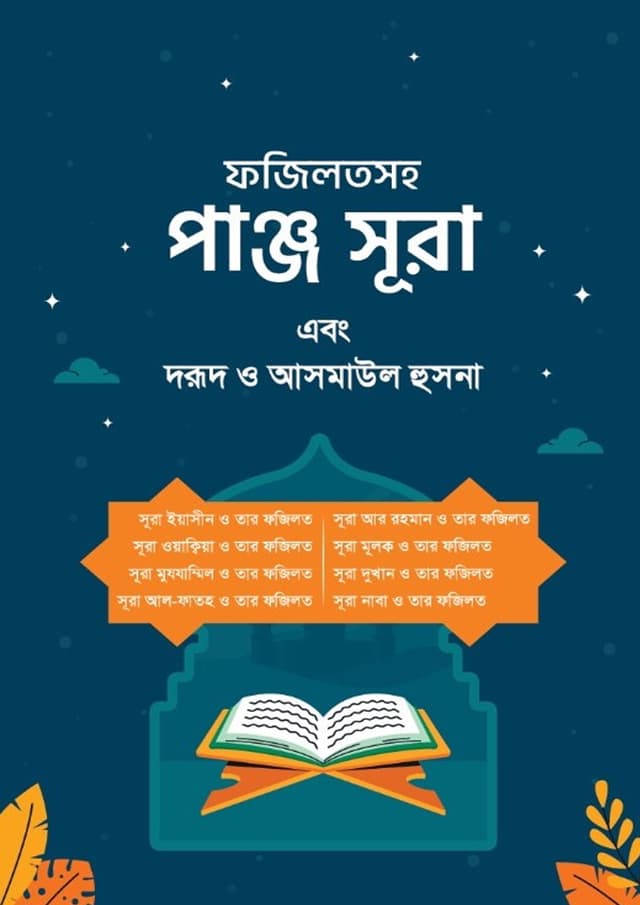 ফজিলতসহ পাঞ্জে সূরা এবং দরুদ ও আসমাউল হুসনা (পেপারব্যাক) | Fozilotsoho Panje Surah Abong Durud O Asmaul Husna (undefined)
