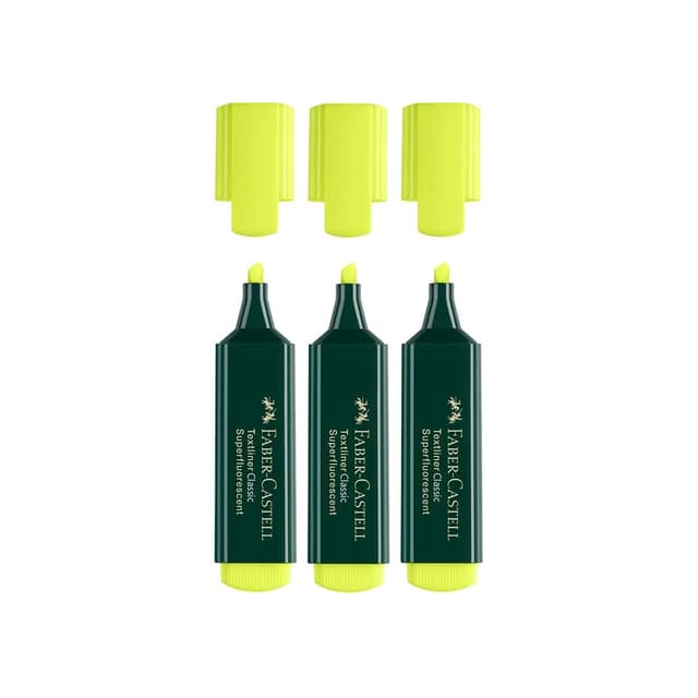 Faber-Castell Textliner Classic Yellow (154807) Per Each | 