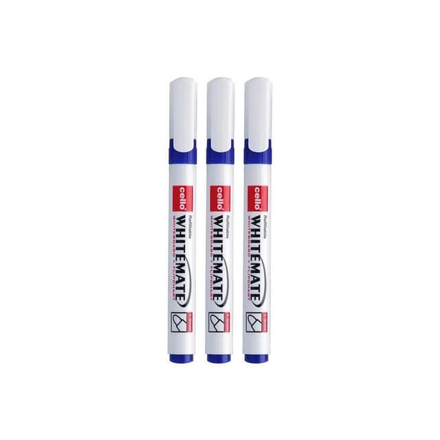 Cello White Mate Marker (Whiteboard + Flipchart) Per Each |