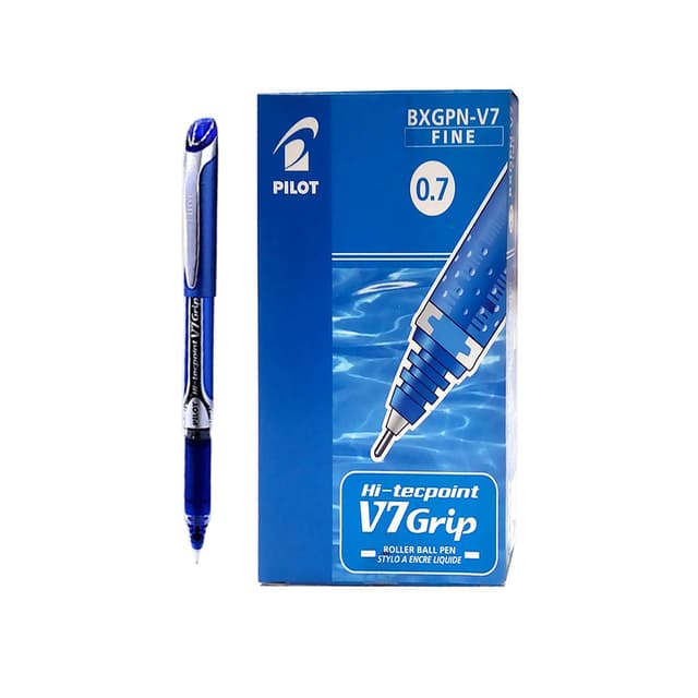 Pilot Hi-Tecpoint V7 Grip Pen (BXGPN-V7) (Blue Bleu) |