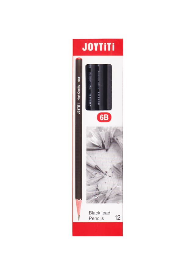 JoyTiTi Black Lead Pencil 6B - Per Each |