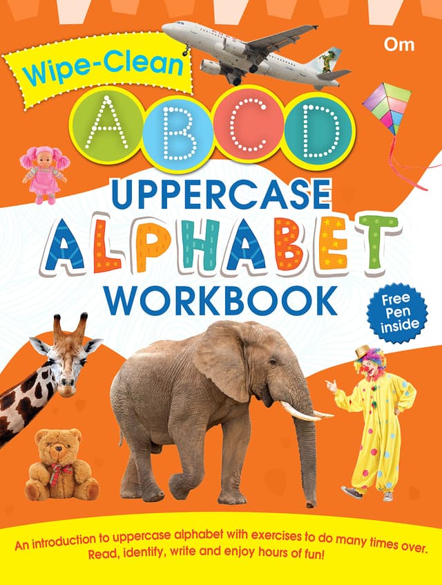 Wipe Clean : ABCD Uppercase Alphabet Workbook (পেপারব্যাক) | Wipe Clean : ABCD Uppercase Alphabet Workbook (Paperback)