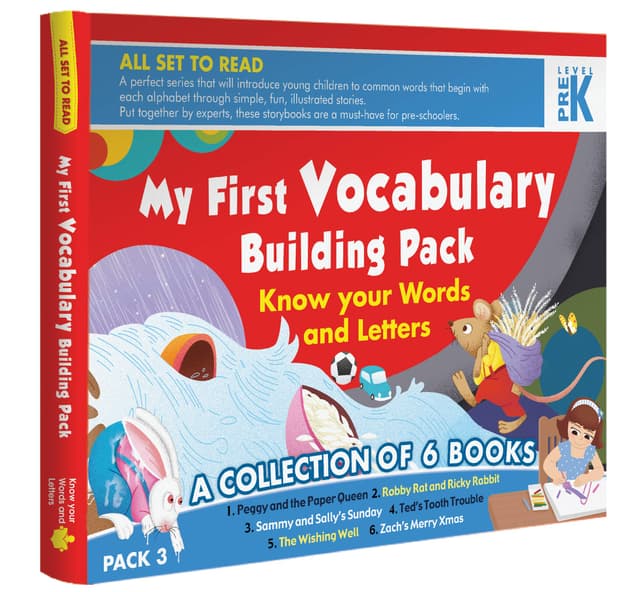 My First Vocabulary Building Pack Know your words and Letters A Collection of 6 Books (পেপারব্যাক) | My First Vocabulary Building Pack Know your words and Letters A Collection of 6 Books (Paperback)