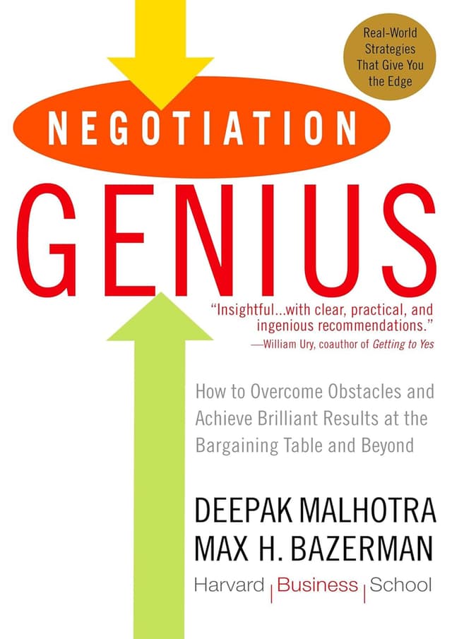 Negotiation Genius (পেপারব্যাক) | Negotiation Genius (Paperback)