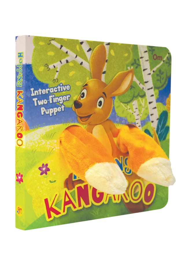 Finger Puppet Book - Hopping Kangaroo (হার্ডকভার) | Finger Puppet Book - Hopping Kangaroo (Hardcover)