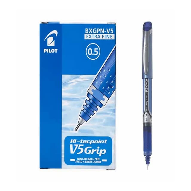 Pilot Hi-tecpoint V5 Grip - 1PC (Blue Bleu) |