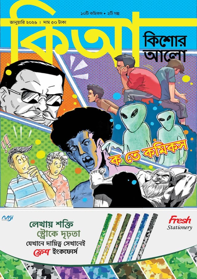 কিশোর আলো – জানুয়ারি ২০২৬ (পেপারব্যাক) | Kishor Alo – January 2026 (Paperback)
