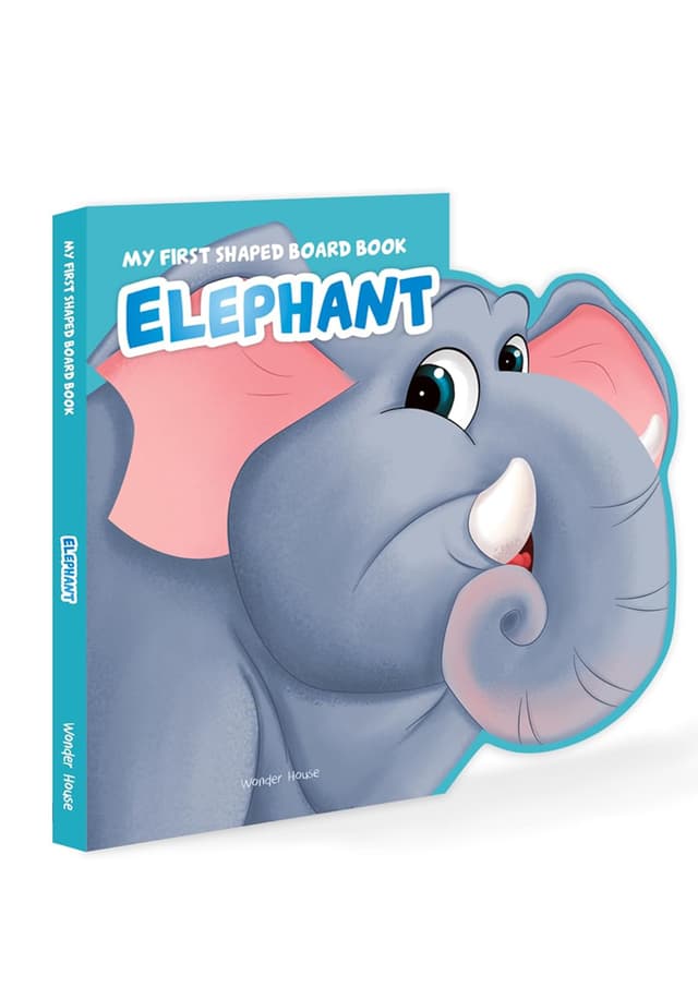 My First Shaped Board Book Elephant (পেপারব্যাক) | My First Shaped Board Book Elephant (undefined)