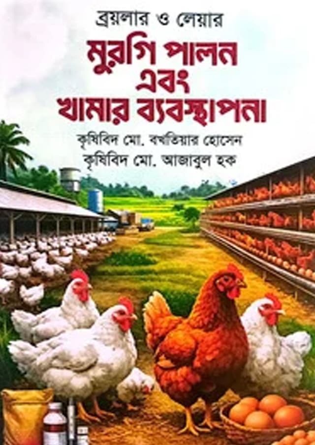 ব্রয়লার ও লেয়ার মুরগি পালন এবং খামার ব্যবস্থাপনা (হার্ডকভার) | Broiler O Layer Murgi Palon Abong Khamar Bebosthapona (undefined)