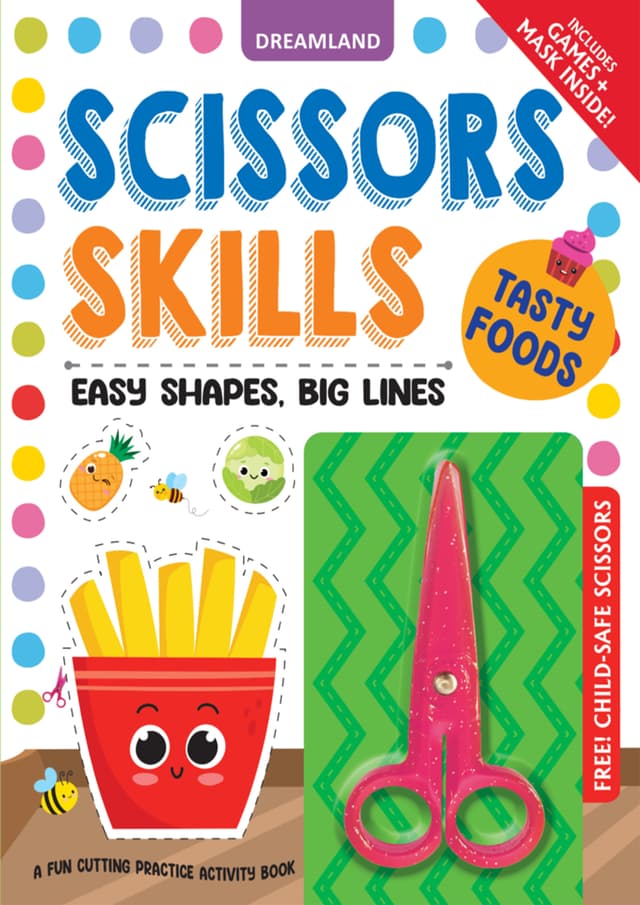 Tasty Foods Scissors Skills Activity Book (পেপারব্যাক) | Tasty Foods Scissors Skills Activity Book (undefined)