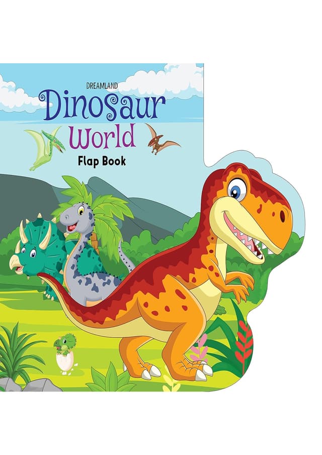 Dinosaur World - Lift The Flap Book (পেপারব্যাক) | Dinosaur World - Lift The Flap Book (undefined)