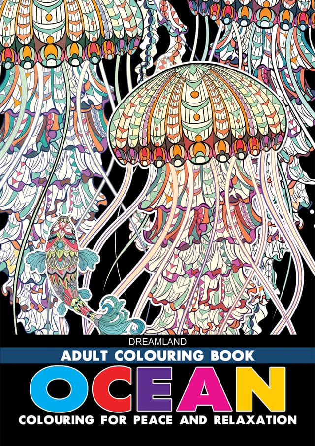 Ocean Adult Colouring Book (পেপারব্যাক) | Ocean Adult Colouring Book (undefined)
