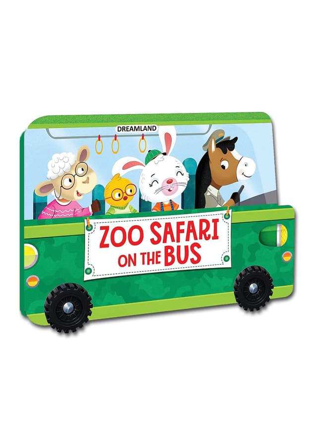 Zoo Safari on the Bus – Wheel Board Book (হার্ডকভার) | Zoo Safari on the Bus – Wheel Board Book (undefined)