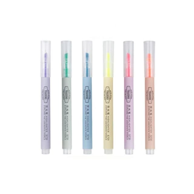 Deli High-Lighter 6pcs Set -S624 |