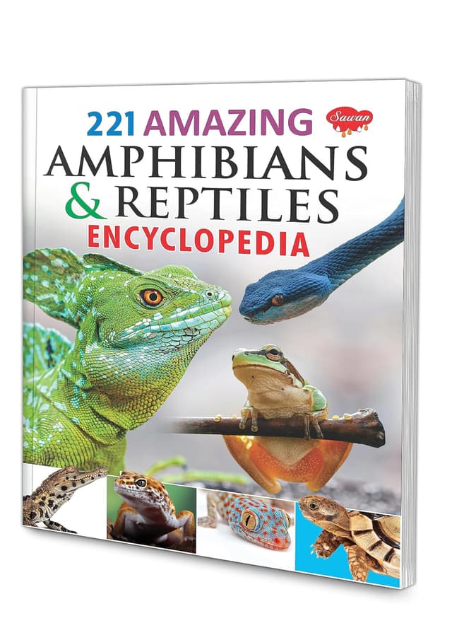 221 Amazing Amphibians & Reptiles Encyclopedia (পেপারব্যাক) | 221 Amazing Amphibians & Reptiles Encyclopedia (undefined)