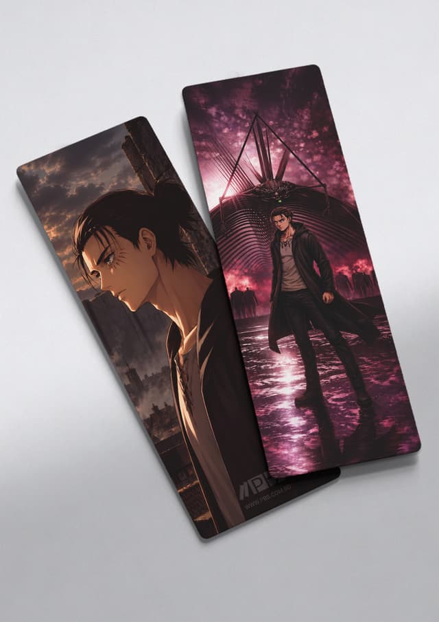 Anime Bookmark - 16 - Eren Yeager - Attack on Titan | Anime Bookmark - 16 - Eren Yeager - Attack on Titan (undefined)